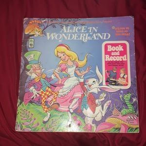 Alice In Wonderland Book and Record